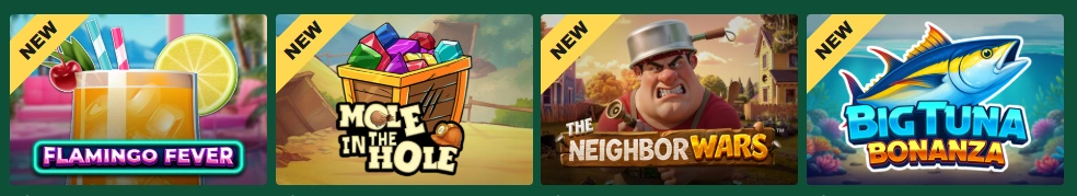 New games available on Casino Mate mobile