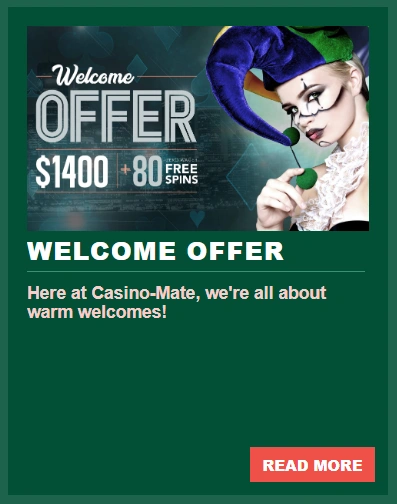 Casino Mate promotion offer one